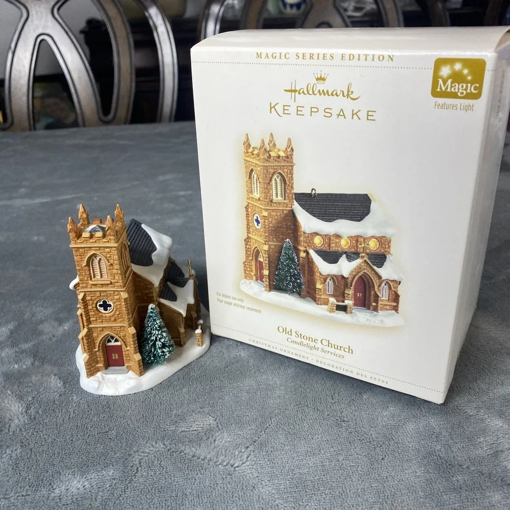 Hallmark Keepsake Christmas Tree Ornament 2006 Old Stone Church